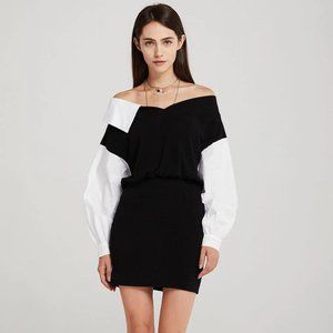 Storets  Linnett Asymmetric Collar Dress